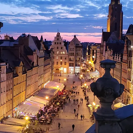 Golden Rooftop Apartment-Oldtown Breslavia Esterno foto
